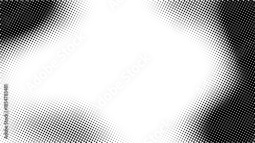 Gradient comic dot background noise pattern grid vector wave. Overlay effect bitmap pixel vintage grain cartoon design retro duotone bg. Halftone graphic texture white paper manga abstract gritty
