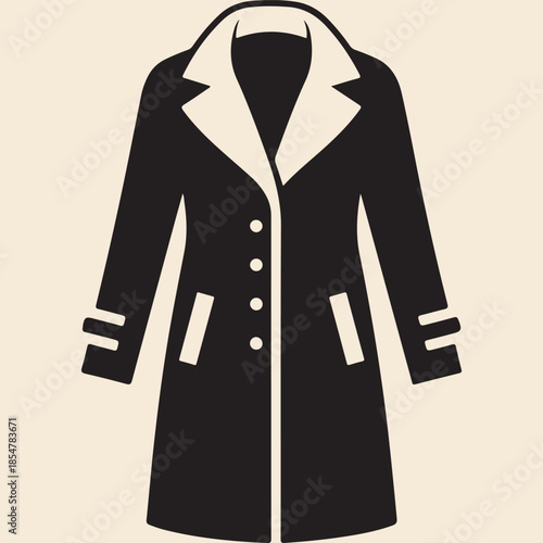 lab coat outline icon