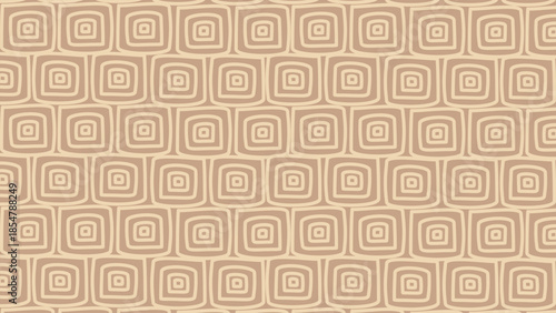Seamless Vector Pattern Featuring Abstract Hand-Drawn Concentric Circles in Pale Gold and Olive Tones Over a Muted Mustard Yellow Background for Organic Textile and Natural Wallpaper Design