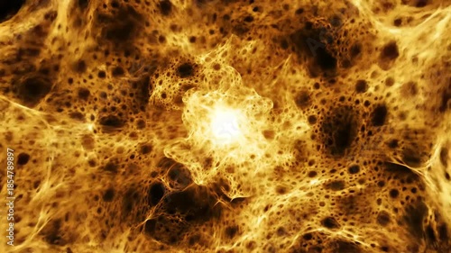 Bright supernova star in space with glowing energy and cosmic fire. Abstract celestial flame, explosion. Energy concept, abstract background.