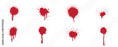  Vink splater element grunge liquid drop. eps 10