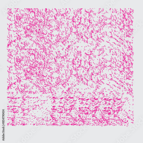 Vibrant pink abstract art piece with dynamic brush strokes