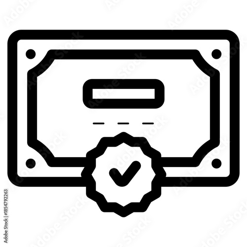 official contract license icon