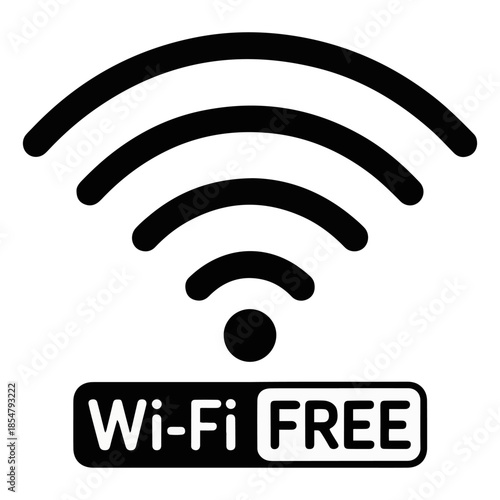 free wifi signal icon vector set