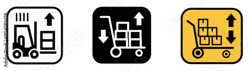 freight elevator icon vector illustration