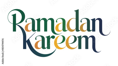 Ramadan Kareem Illustration: The image captures the essence of Ramadan Kareem with elegant calligraphy, creating an atmosphere of spiritual reflection and cultural celebration.