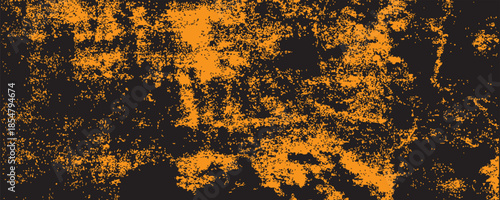 orange black brush Car sticker wrap pattern banner abstract