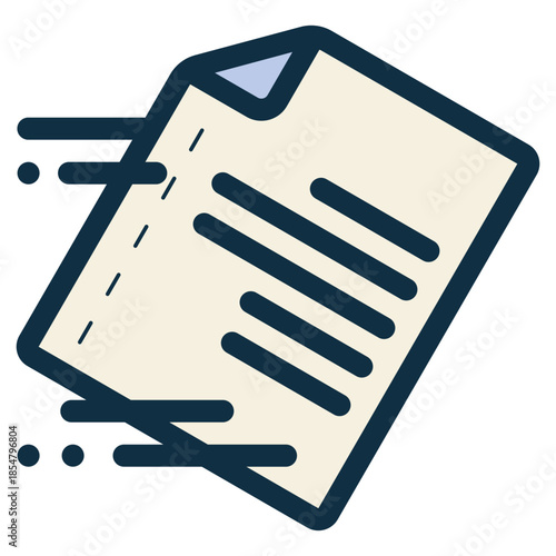 send document fast icon