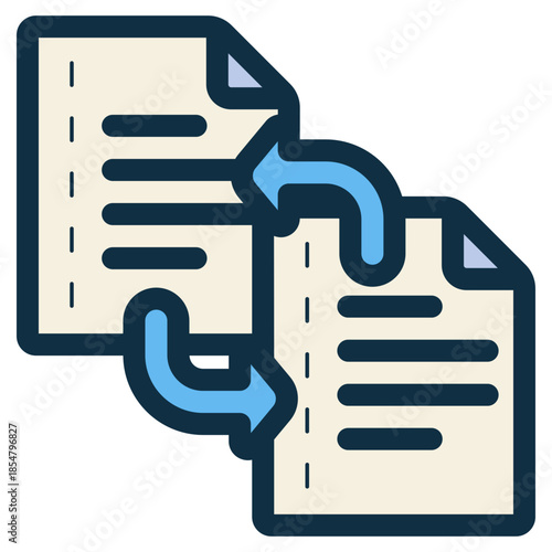 synchronize documents icon