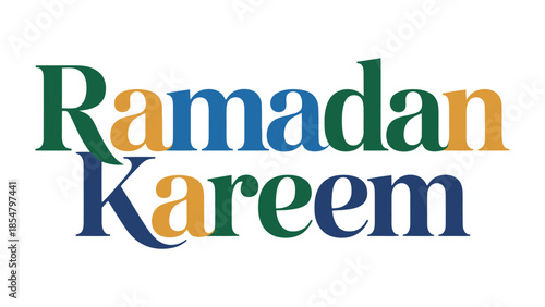Ramadan Kareem: A vivid depiction of Ramadan Kareem in vibrant colors, symbolizing a season of spirituality and giving.