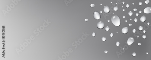 Rain drops wandering across quiet surfaces.