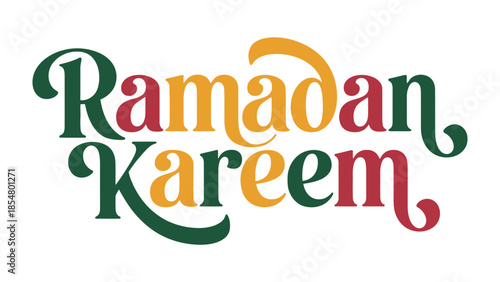Ramadan Kareem: A vibrant and colorful design for the sacred month of Ramadan, conveying blessings and goodwill.