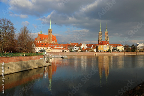 View at Ostrow Tumski - Wroclaw, Poland