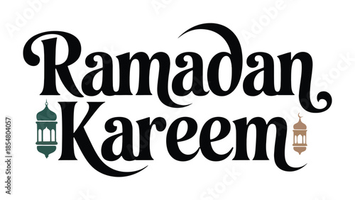 Ramadan Kareem: Celebrating the Spirit of Generosity: A stylized image wishing the viewer Ramadan Kareem.