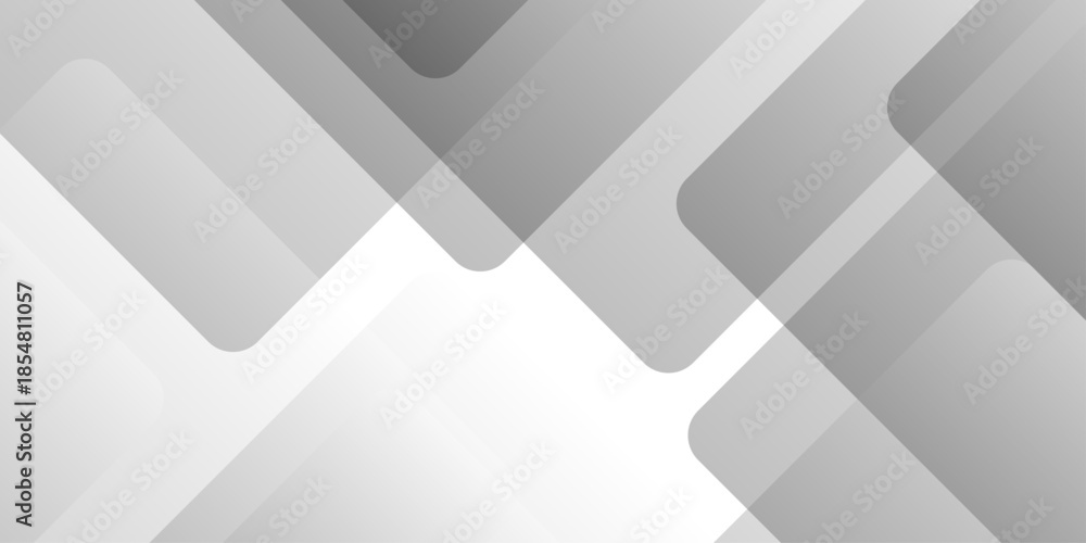 Fototapeta premium Abstract white and gray geometric background suitable for websites designs. White abstract banner. Modern elegant white gray banner with creative design lines. white pattern background template.