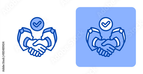 Flexibility Glyph , Two-tone color and contrasting background icon illustration