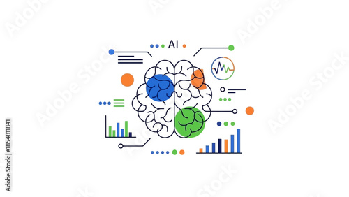 Eco friendly megaphone with green leaf for sustainable campaigns
