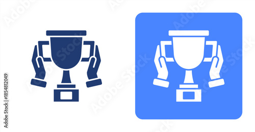 Incentive Line Color , Two-tone color and contrasting background icon illustration