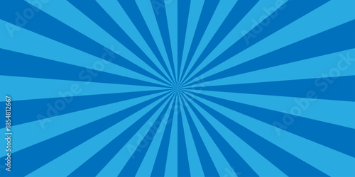 Sunburst background illustration pattern beam rays. Spiral radial striped backdrop design. Vector sunray stripe background. Light sunburst glowing background. Sunburst pattern summer social banner.