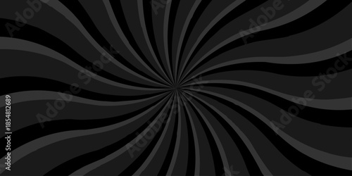 Sunburst background illustration pattern beam rays. Spiral radial striped backdrop design. Vector sunray stripe background. Light sunburst glowing background. Sunburst pattern summer social banner.