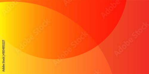 Minimal geometric background. Orange elements with fluid gradient. Dynamic shapes composition. Eps10 vector