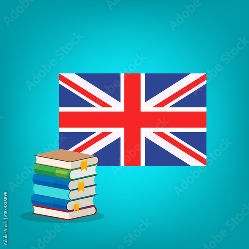 Learn English. Study, education of foreign language lesson. internet learning course, lesson.	
