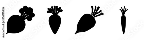 Assorted root vegetables