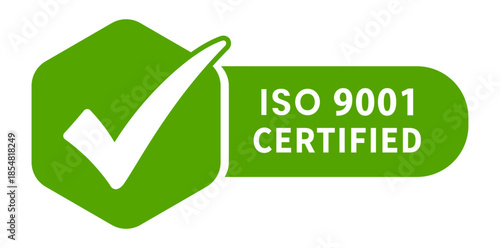 ISO 9001 Certified: An emblem signifies quality management system. Embodying standards and assurance, with the tick and text ISO 9001 CERTIFIED.