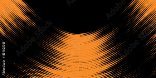 orange black brush Car sticker wrap pattern banner abstract sporty lines black orange color combination grunge brush modern pattern racing motorsport vector design, Eps 10.