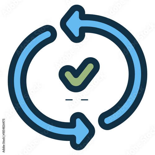 Fotografija consistency repeating activity icon