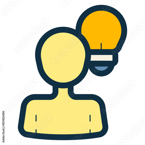 creative critical thinking icon
