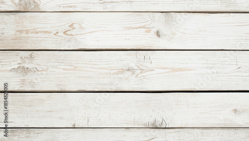 White wood wall. Wood white texture and background. Old wooden plank painted in white color. Natural white wood texture.