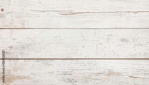White wood wall. Wood white texture and background. Old wooden plank painted in white color. Natural white wood texture.