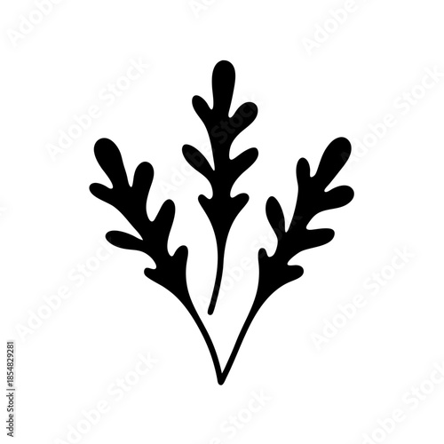 Simple leaf illustration