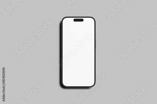 Realistic blank phone pro max illustration for mockup