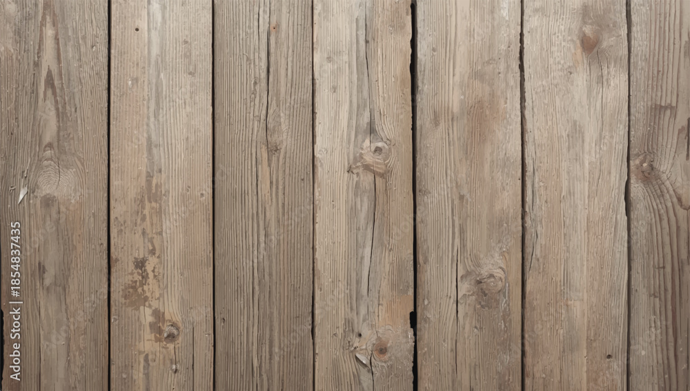 Fototapeta premium Old wooden wall. Wooden planks background. Old wood texture with natural pattern.