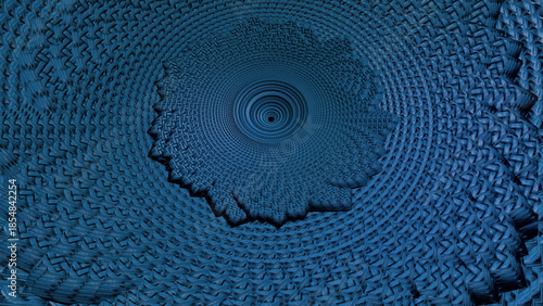 abstract blue background with circles