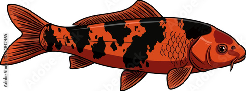 fortunes voyage symbolic depiction of success, perseverance, and vibrant asian culture, vector isolated on transparent background