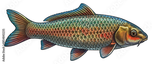 spirit of the waters a chromatic guide to inner resilience and flow, vector isolated on transparent background