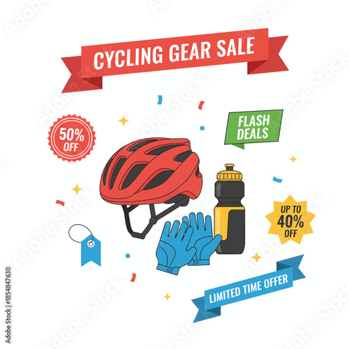 A cycling clearance sale with big discounts on bikes and cycling gear.