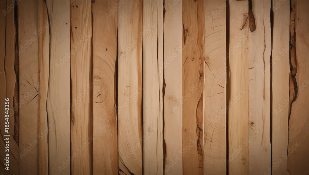 Obraz premium Rustic wood plank wall texture for Interior design. Wooden background. Wood texture with natural pattern. 