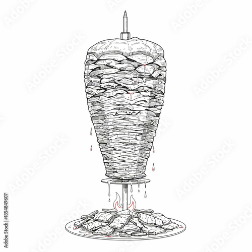 Manakish, a traditional Middle Eastern flatbread topped with flavorful ingredients.