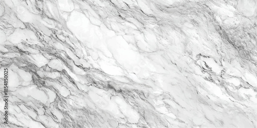 A close-up view of a smooth, white marble texture with subtle gray veins running through it, creating a sophisticated and elegant appearance.