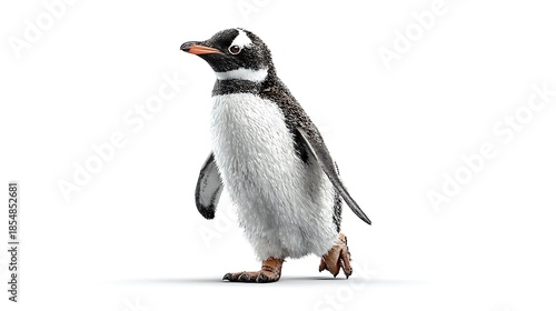 penguin isolated on white background 