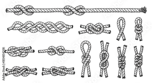 Various Rope Knots and Ties
