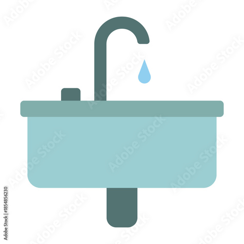 Sink Icon Vector Design Template Simple and Modern