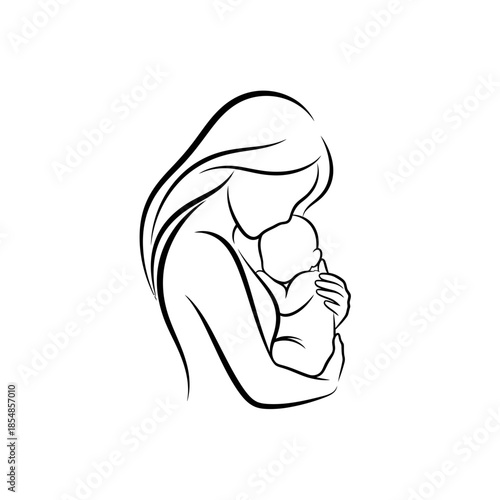 vector illustration of a woman