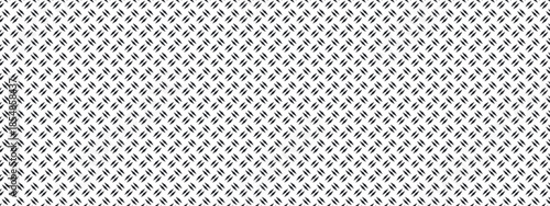 Seamless metal diamond plate pattern, checkered steel texture background with geometric lines, industrial construction floor surface design for modern graphic projects