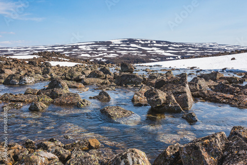 Lake on Putorana Plateau. Russia, Krasnoyarsk region