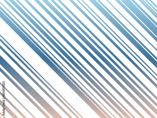 Diagonal Blue and Orange Gradient Stripes abstract